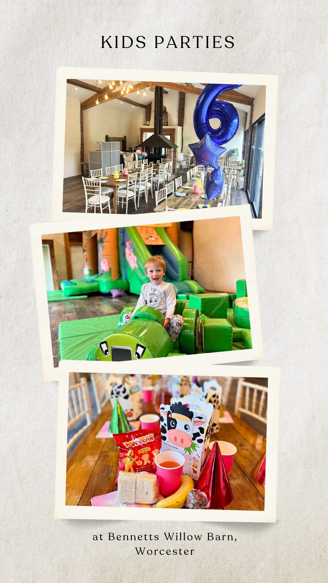 Children's party venue Worcester